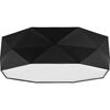 Plafon KANTOOR 60 cm czarny E27 TK LIGHTING