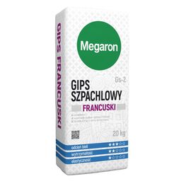 Gips szpachlowy Francuski do płyt g-k GS-2 20 kg Megaron
