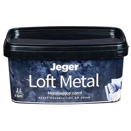 Efekt dekoracyjny LOFT METAL 1 l Metalizująca czerń JEGER