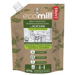 Środek czyszczący do kuchni Zielona Herbata refill 1 l Ecomill
