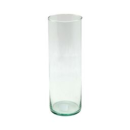 Wazon szklany cylinder 26 x 8.6 cm transparentny
