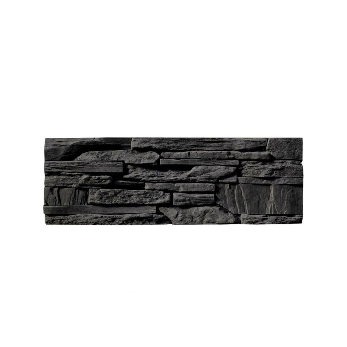 Kamień elewacyjny dekoracyjny betonowy Elbrus Graphite 0.42m2 Maxstone