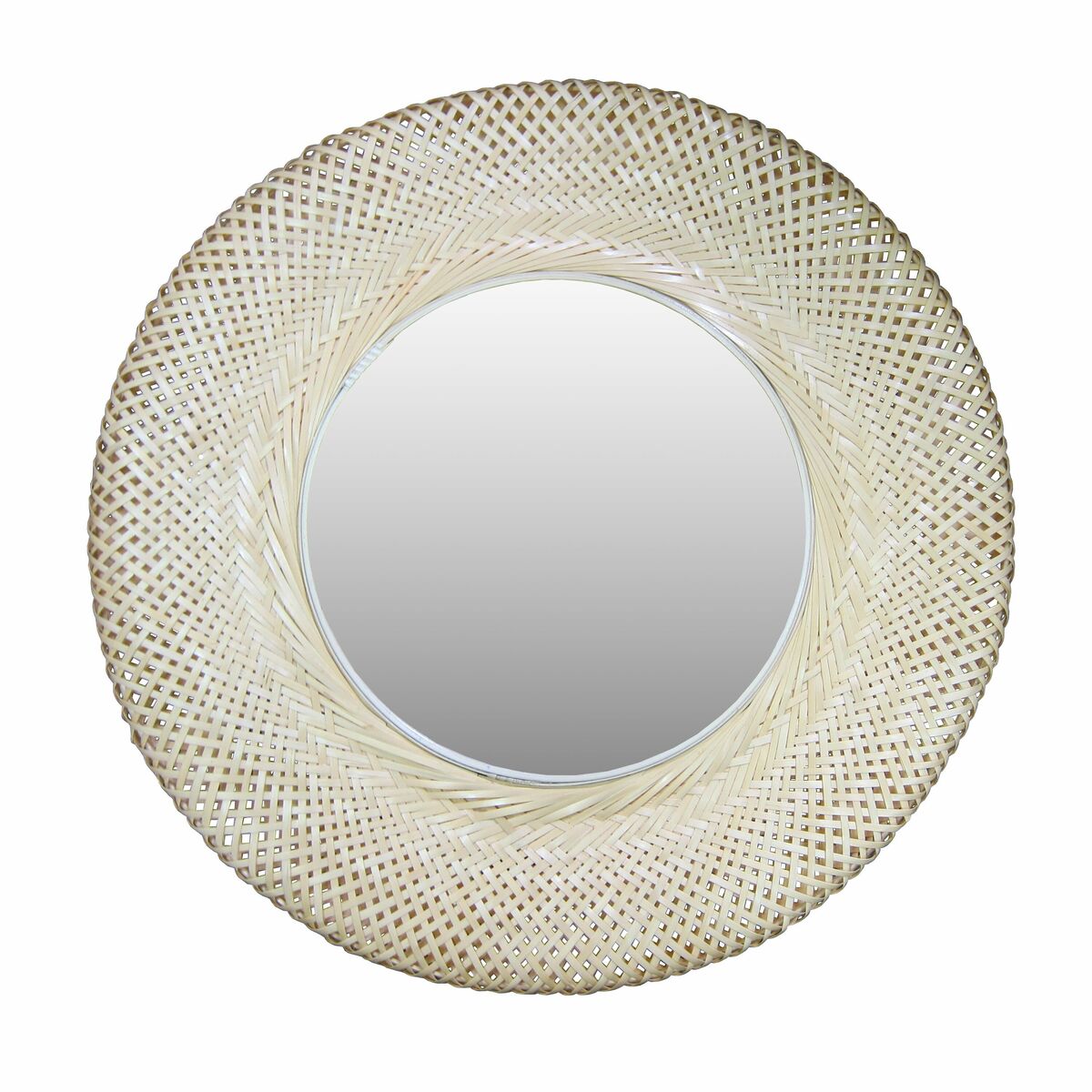 Lustro okrągłe Utaka natural śr. 55 cm Inspire