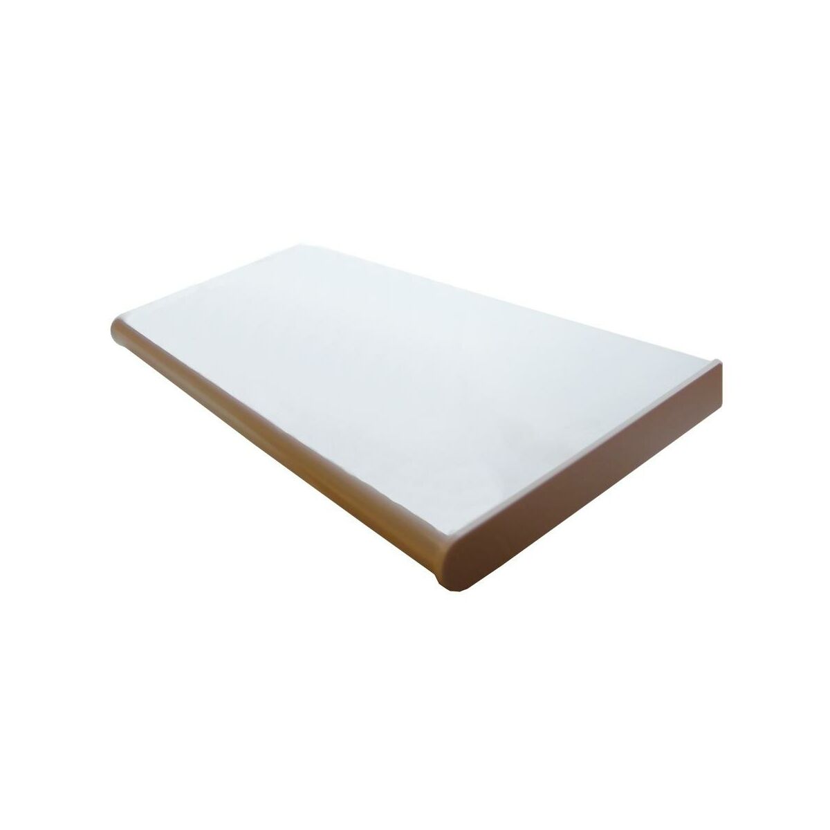 Parapet wewnętrzny płyta wiórowa biały połysk 305x30x2.8 cm Biuro Styl