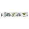 Bordiura dziecięca DINOSAURUS 13 cm x 5 m szara