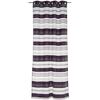 Firana na przelotkach ETHNIC 140 x 245 cm fioletowa