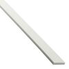 Płaskownik PVC 1 m x 10 x 2 mm matowy biały STANDERS