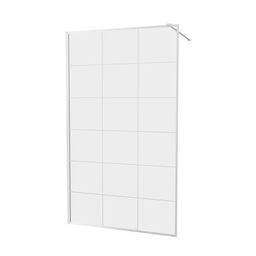 Kabina prysznicowa 100 x 200 Walk-in Frame White Wellneo