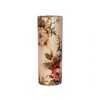 Wazon ceramiczny w kwiaty wys. 31 cm