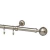 Karnisz KULA ELEGANT 160 cm pojedynczy satyna 25 mm metalowy