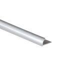 Profil do glazury zewnętrzny półokrągły PVC 12 mm / 2.5 m Srebrny Standers