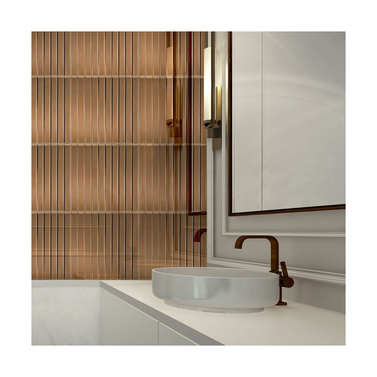 Mozaika HamptonCopper 30 x 30 Iryda