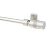 Karnisz mini do zazdrostek Cylinder 40-60 cm srebrny