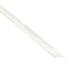 Płaskownik aluminiowy 2.6 m x 20 x 2 mm satynowy biały