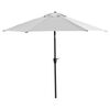 Parasol przeciwsłoneczny 300 cm HAVANA popielaty okrągły