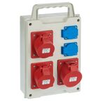 Rozdzielnica elektryczna bez wyposażenia RS 6215 - 00 / 2 X 2P + Z 3 X 3P + N + Z 16 / 32A ELEKTRO-PLAST