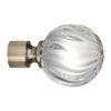 Końcówka do karnisza ACRYLIC antyczne złoto 20 mm 2 szt. INSPIRE