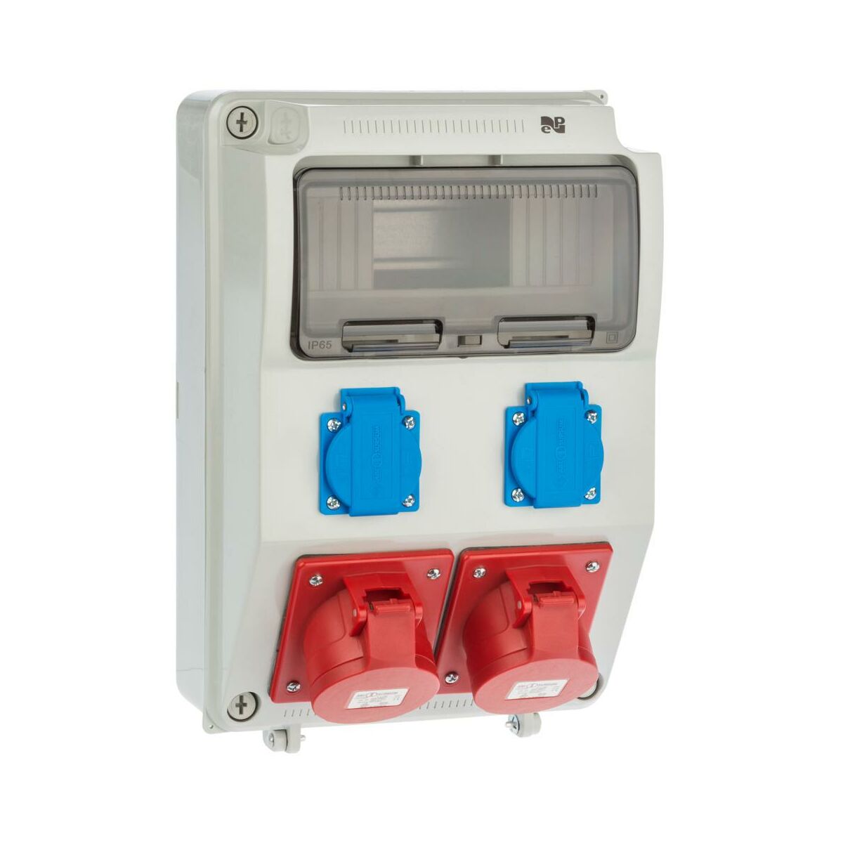 Rozdzielnica elektryczna z okablowaniem RS 1 / 9 6221 - 00 / 2 X 2P + Z 2 X 3P + N + Z 16A ELEKTRO-PLAST