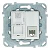 Gniazdo telefoniczno - komputerowe UNICA Biały SCHNEIDER ELECTRIC