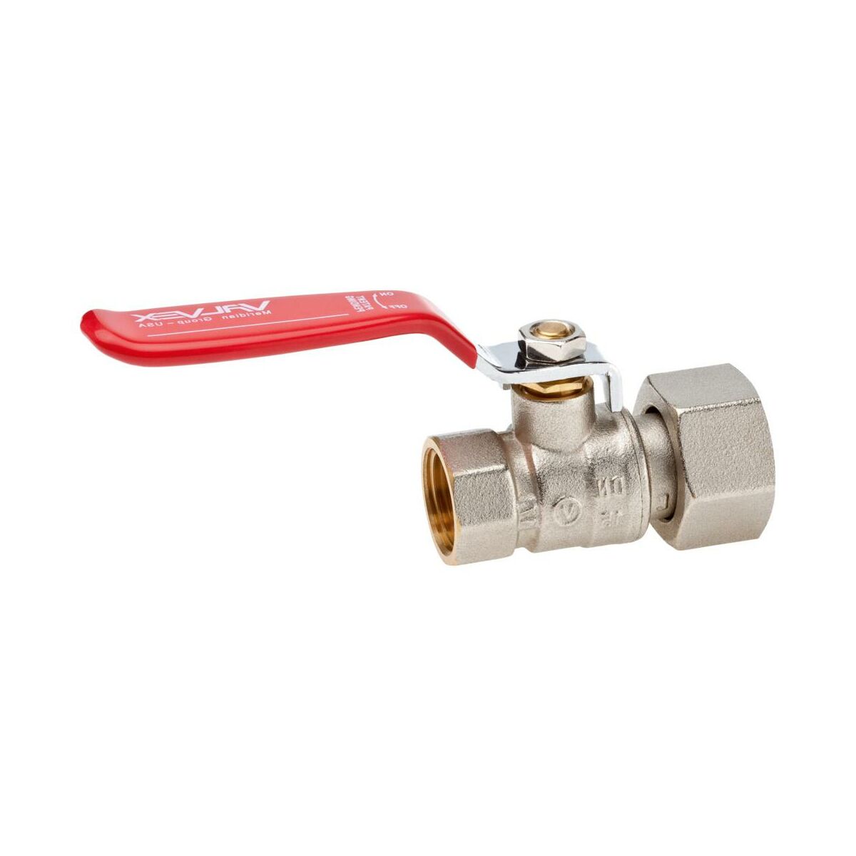 Kurek kulowy z obrotową nakrętką SPIN DN20-PN25 G3/4"-G1 VALVEX