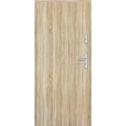 Drzwi wewnętrzne drewniane wejściowe Grafen Dąb Sonoma Polska 80 Lewe otwierane na zewnątrz Nawadoor