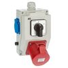 Rozdzielnia siłowa 6276 - 20 / RS - Z L - 0 - P 2 X 2P + Z 3P + N + Z 32A ELEKTRO - PLAST
