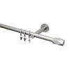 Karnisz Heksagon 300 cm pojedynczy chrom mat 19 mm Inspire