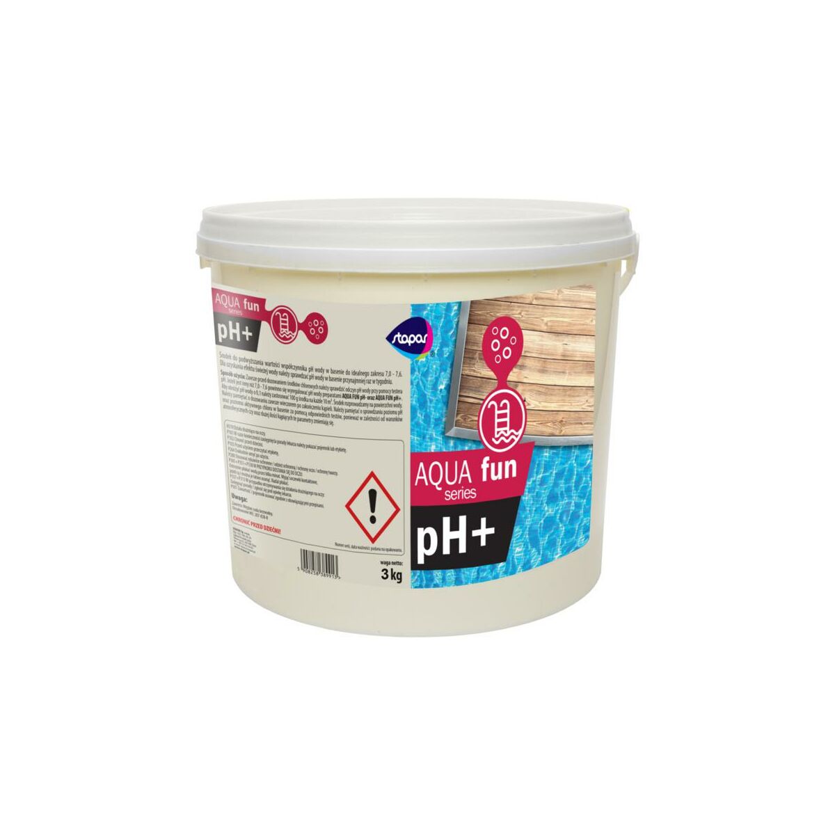 Regulator pH+ 3kg Stapar