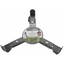 Podstawka śr.22.5cm na kółkach metalowa szara