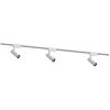 Kompletny zestaw szyn ROCCA z 3 reflektorami 1.5 m biały LED LIGHT PRESTIGE