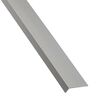 Kątownik PVC 2.6 m x 30 x 17 mm matowy szary