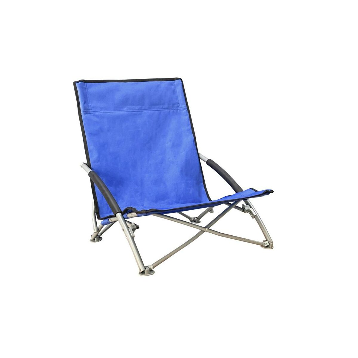 Fotel plażowy składany niebieski Ote