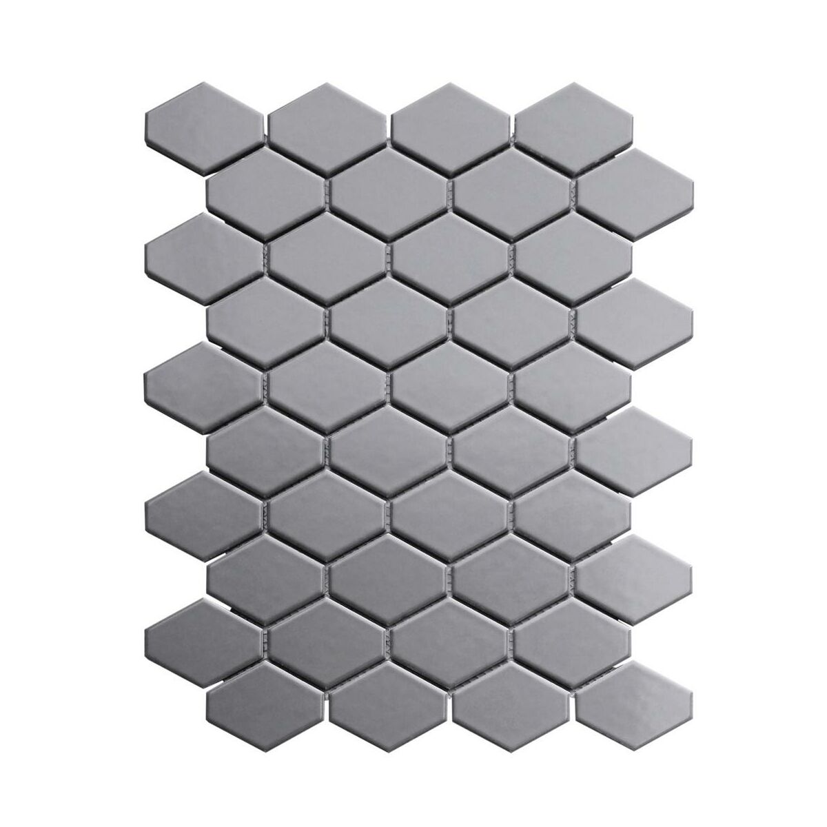 Mozaika Flake Grey Glossy 27.9 x 33.8 Artens