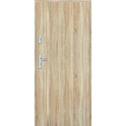 Drzwi wewnętrzne drewniane wejściowe Grafen Top Dąb Sonoma Polska 80 Prawe otwierane na zewnątrz Nawadoor