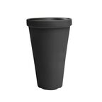 Doniczka plastikowa 30 cm antracytowa CLASSIC TOWER S433 PROSPERPLAST