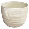 Doniczka ceramiczna 23 cm kremowa KLASYK CERAMIK