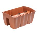 Skrzynka balkonowa CROWN DCRO400 R624 39.3 x 27.8 cm PROSPERPLAST