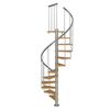 Schody spiralne MONTREAL Classic 2 Buk fornirowany 120 cm DOLLE
