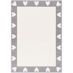 Dywan HEART popielaty 133 x 190 cm wys. runa 7 mm AGNELLA