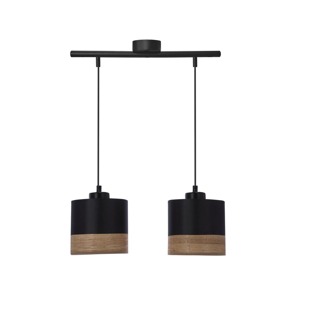 Lampa wisząca Porto czarna 2 x E27 Candellux