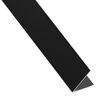 Kątownik aluminiowy 2.6 m x 16 x 16 mm połysk czarny STANDERS