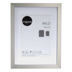 Ramka na zdjęcia Milo 18 x 24 cm srebrna MDF Inspire