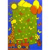 Dywan LATO niebieski 200 x 300 cm wys. runa 9 mm WELTOM