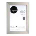 Ramka na zdjęcia Milo 10 x 15 cm srebrna MDF Inspire