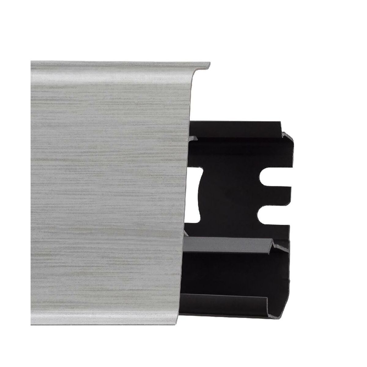 Listwa przypodłogowa pcv Aluminium New Indo 70 mm Arbiton