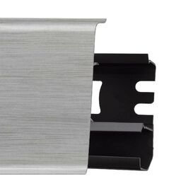 Listwa przypodłogowa pcv Aluminium New Indo 70 mm Arbiton