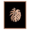 Obraz MODERNPIK GOLD MONSTERA 27 x 33 cm