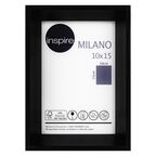 Ramka na zdjęcia Milano 10 x 15 cm czarna MDF Inspire