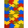 Dywan PUZZLE różnokolorowy 240 x 330 cm wys. runa 9 mm WELTOM