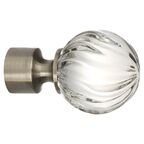 Końcówka do karnisza ACRYLIC antyczne złoto 28 mm INSPIRE